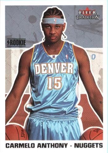2003-04 Fleer Tradition Carmelo Anthony Rookie RC Card