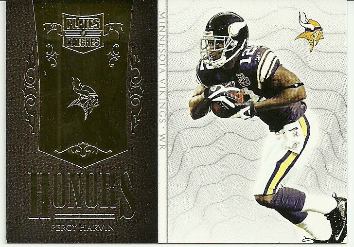 2010 Panini Plates Patches Percy Harvin 