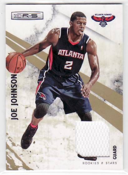 2010/11 Panini Rookies and Stars Joe Johnson Jersey Card