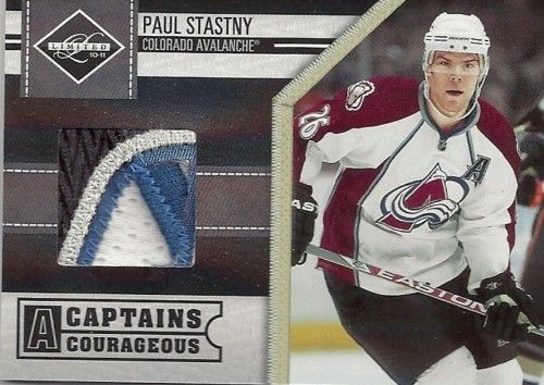 2010/11 Panini Limited Paul Stastny Captains Courageous