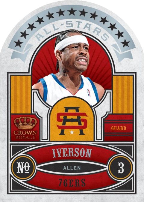 09/10 Panini Crown Royale Allen Iverson All Star