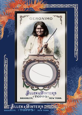 2011 Allen & Ginter Geronimo DNA Hair Card