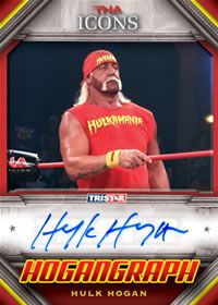 2010 TNA Icons Hulk Hogan Auto Hogangraph Autograph