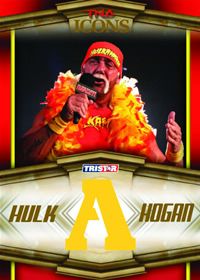 2010 TNA Icons Hulk Hogan Bandana Letter A