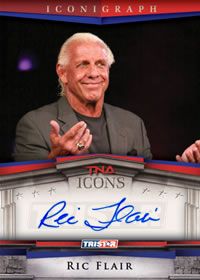 2010 TNA Icons Ric Flair Autograph Iconigraph