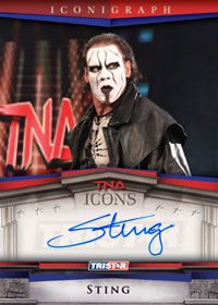 2010 TNA Icons Iconigraph Sting Autograph