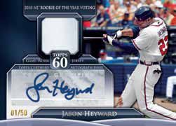 2011 Topps Series 2 Jason Heyward Autograph Jersey Card