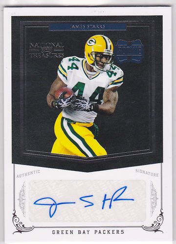 2010 Playoff National Treasures James Starks Autograph RC Card
