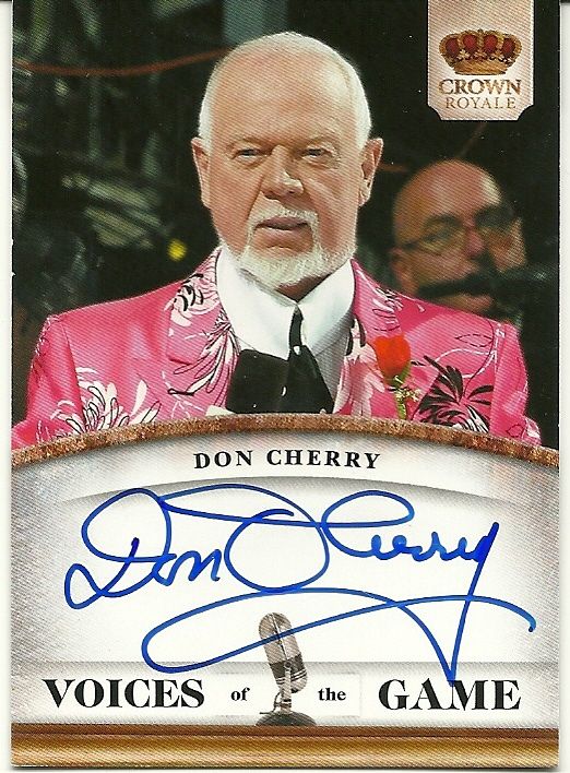 2010-11 Crown Royale Don Cherry Autograph