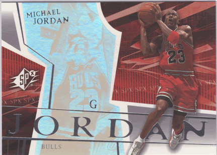 2003/04 UD SPx Michael Jordan Base Card #9