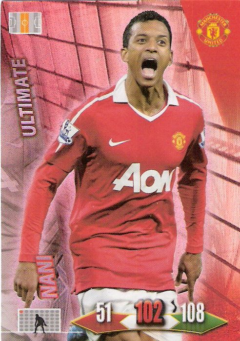 2010-11 Panini Adrenalyn Manchester United Nani Ultimate