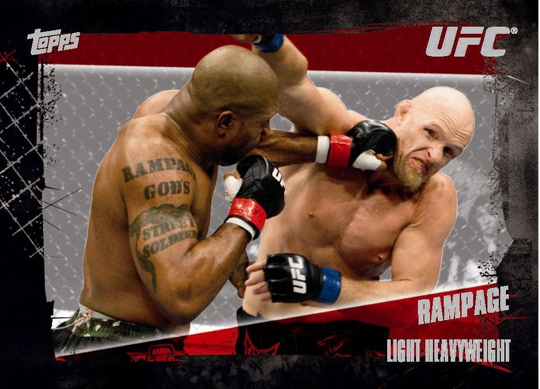 2010 Topps UFC 4 Rampage Jackson SP Nickname Variation Card