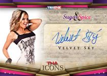 2010 TNA Icons Velvet Sky Autograph