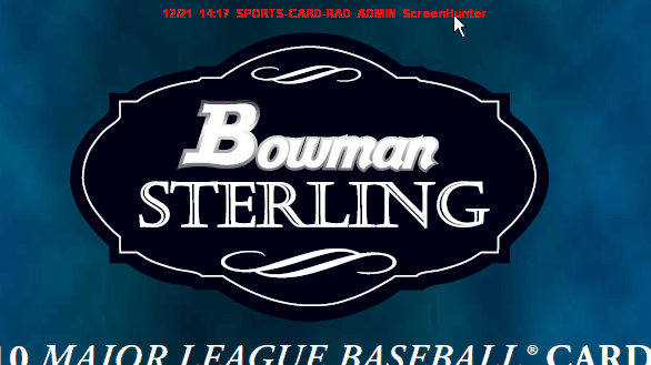 2010 Bowman Sterling Baseball Box 