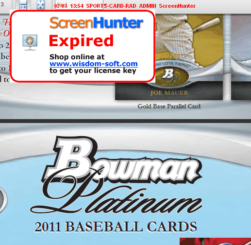 2011 Bowman Platinum Baseball Cards