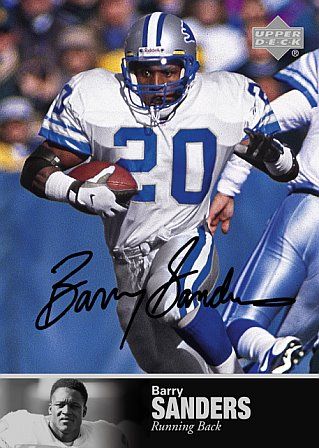 2008 Ultimate Collection 1997 Legends Auto Barry Sanders