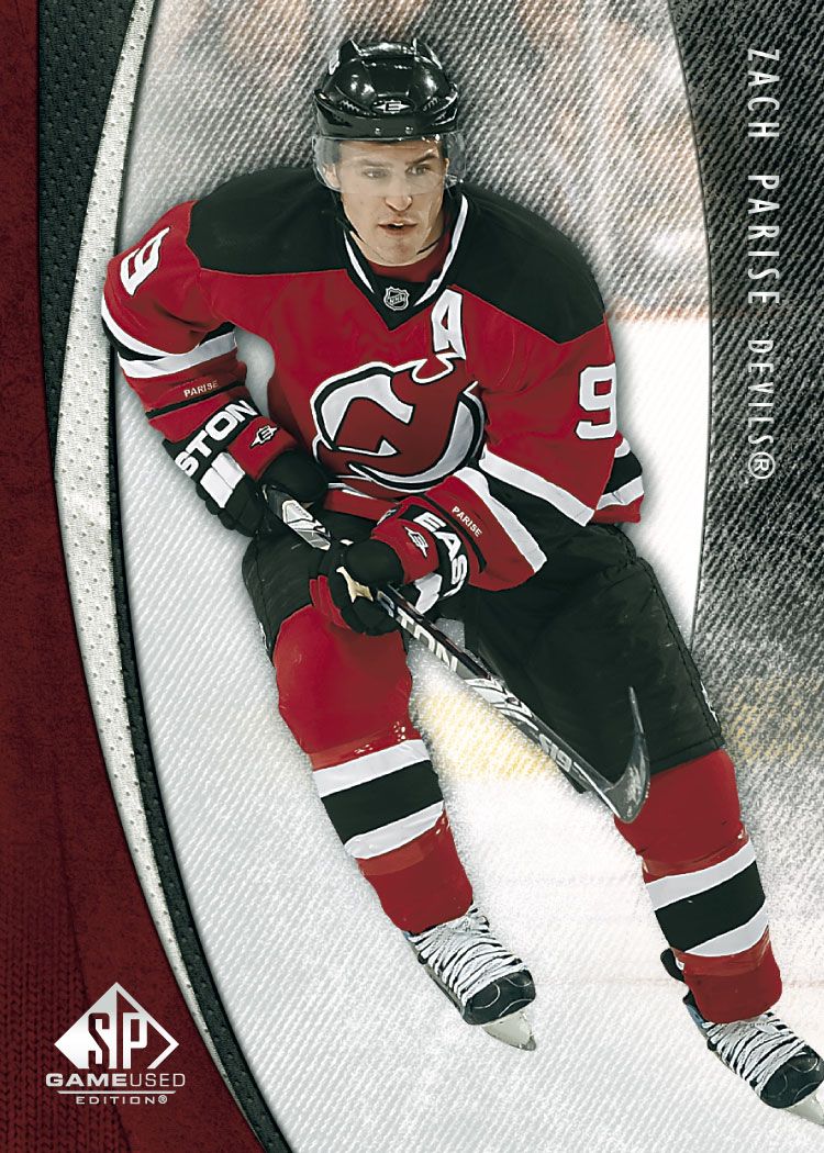 2010/11 Sp Game Used Zach Parise Base Card