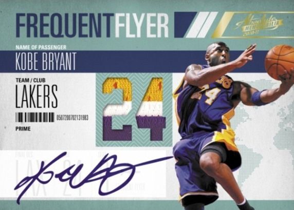 2010/11 Panini Absolute Memorabilia Frequent Flyer Kobe Bryant Jersey Autograph Card