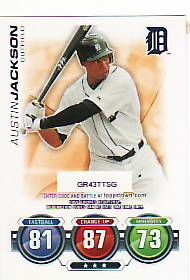 2010 Topps Attax Austin Jackson Code