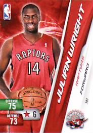 2010-11 Adrenalyn NBA Series 2 Julian Wright Code