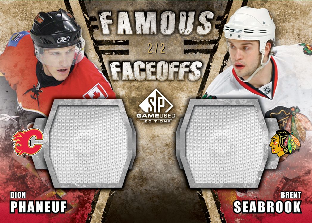 2010/11 UD Sp Game Used Famous Faceoffs
