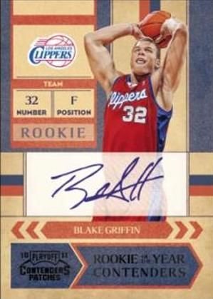 2010/11 Panini ROY Contenders Patches Blake Griffin Autograph Card