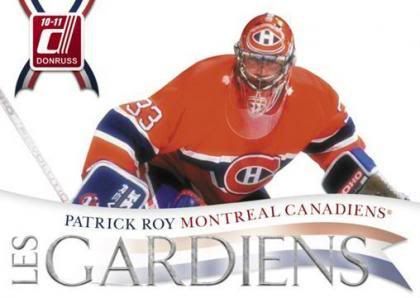 10/11 Donruss Hockey Les Gardiens Patrick Roy
