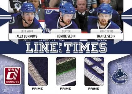 10/11 Donruss Hockey Line of the Times Patch 
