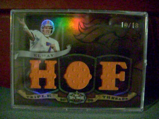 2009 Topps Triple Threads John Elway #/18