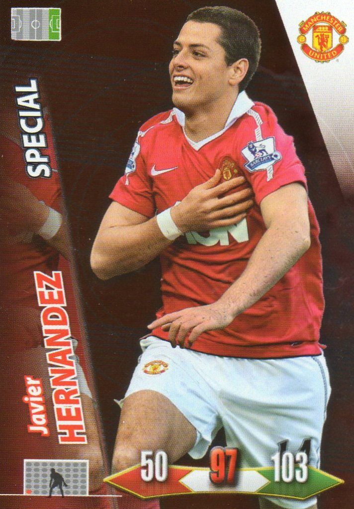 2010-11 Adrenalyn Manchester United Javier Hernandez Special