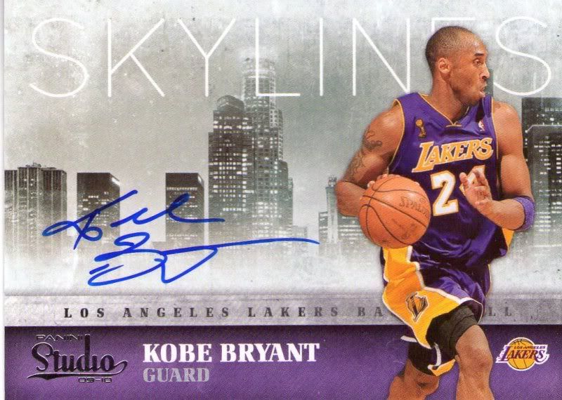 2009/10 Panini Kobe Bryant Autograph
