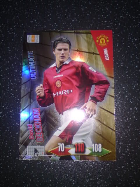 2010-11 Adrenalyn Manchester United David Beckham Ultimate