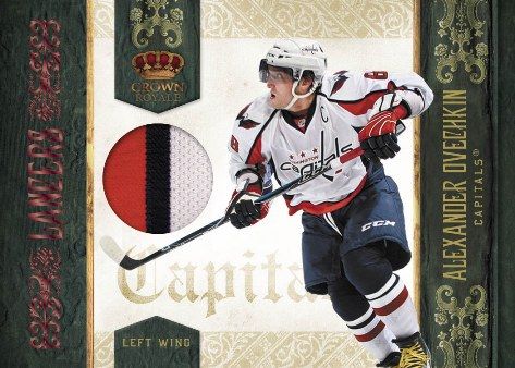2010/11 Panini Crown Royale Lancers Alex Ovechkin Jersey Card