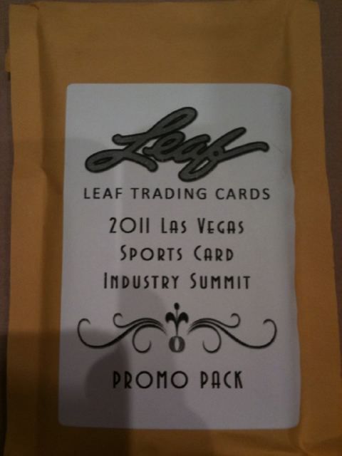 2011 Leaf Las Vegas Summit Promo Pack 
