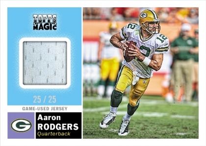 2010 Topps Magic Aaron Rodgers Relic Jersey
