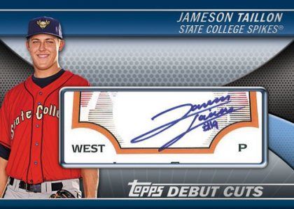 2011 Topps Pro Debut Cuts Jameson Taillon Autograph Card