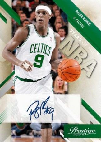 2010-11 Panini Prestige Rajon Rondo Stars of the NBA Autograph