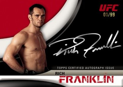 2010 Topps UFC Knockout Rich Franklin Autograph
