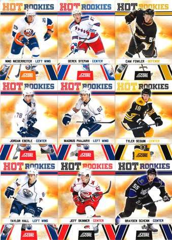 2010/11 Score Hockey Sp Short Print Rookie RC Cards