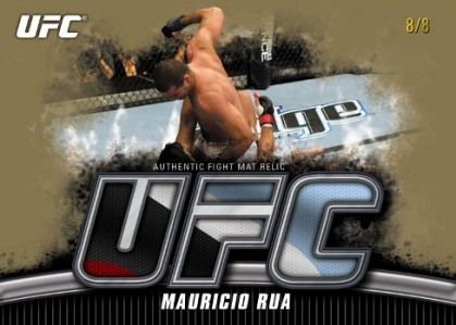 2010 Topps UFC Knockout Mauricio Rua Fight Mat Relic Card