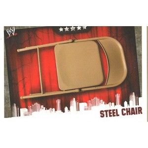 2009 Slam Attax Evolution Steel Chair Prop Card