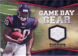 2009 UD Game Day Jersey Steve Slaton