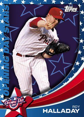 2011 Topps Opening Day Roy Halladay Opening Day Stars