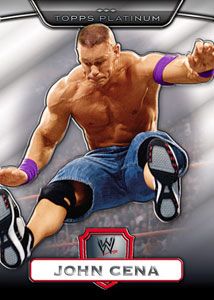 2010 Topps WWE Platinum John Cena Base Card