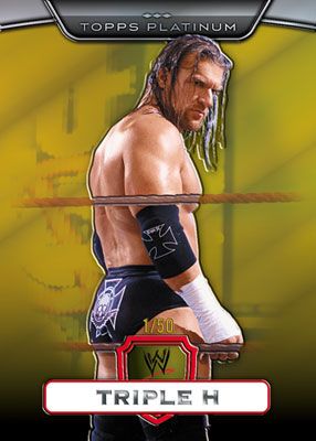 2010 Topps WWE Gold Parallel Triple H
