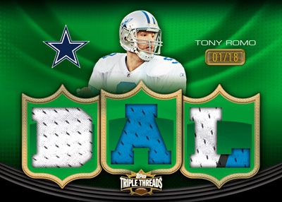 2010 Triple Threads Jersey Tony Romo