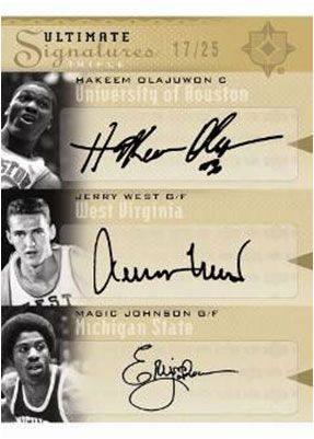 2010/11 UD Ultimate Collection Triple Signature