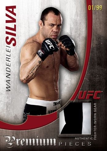 2010 Topps UFC Knockout Wanderlei Silva Premium Pieces Jersey Relic Card