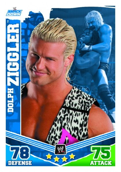2010 Topps WWE Dolph Ziggler Mayhem Attax