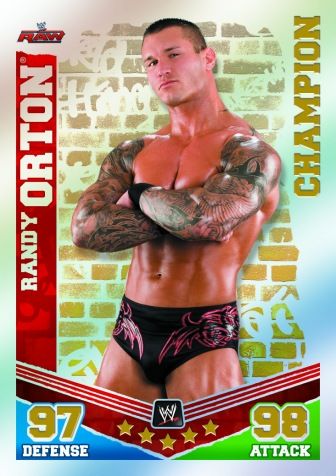 2010 Topps Attax WWE Mayhem Randy Orton Champion